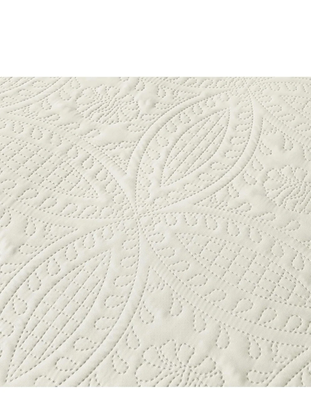New Open Bag Full/Queen akkialla Quilt Set,Cream Lightweight Bedspread